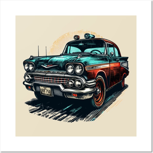 Chevy Bel Air Wall Art by Vehicles-Art